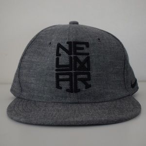 Gray Neymar Nike Snapback Hat